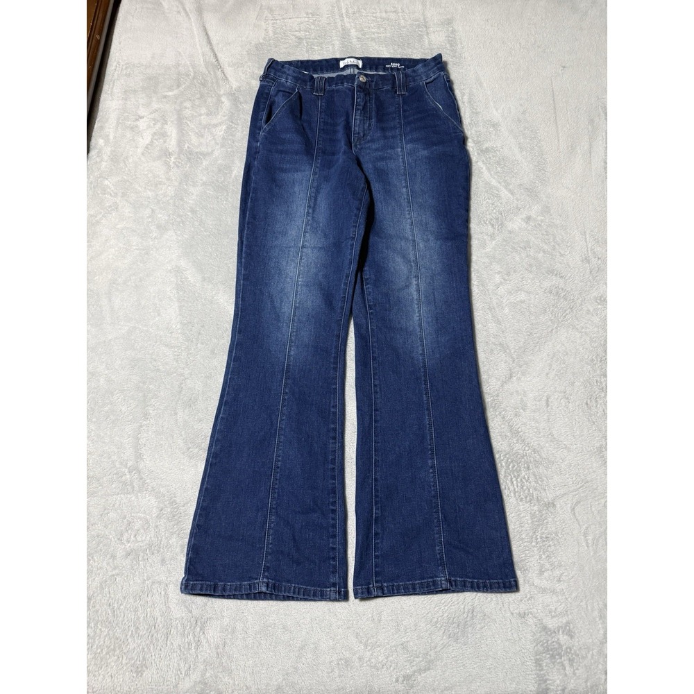 Nicole Miller Jeans Womens 10 Blue SOHO High Rise Flare Denim 29x30
